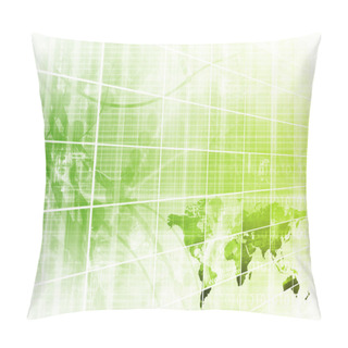 Personality  Business Technology Background Pillow Covers