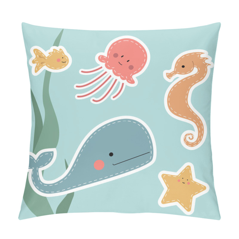 Personality  Who Lives In The Water. Pillow Covers