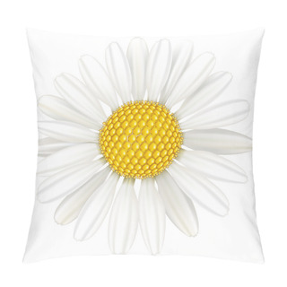 Personality  Flower Chamomile, Medicinal Plant. Pillow Covers
