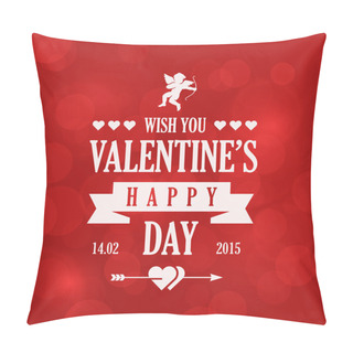 Personality  St. Valentine Day Vintage Retro Typography Lettering Design Gree Pillow Covers