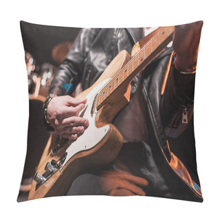 Personality  Electric Guitar Player Pillow Covers