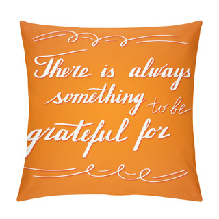 Personality  Thanksgiving Hand Lettering And Calligraphy Design Pillow Covers