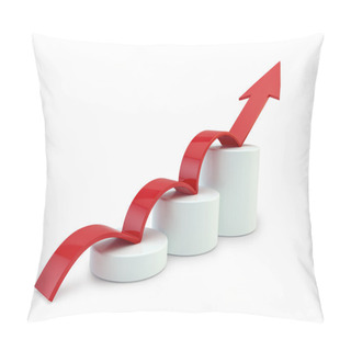 Personality  Arrow On Chart Pillow Covers