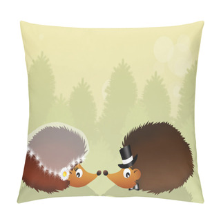 Personality  Curly In Love Pillow Covers