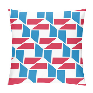Personality  Colorful Endless Texture With Geometric Figures Pillow Covers