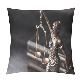 Personality  Themi Symbol Of Justice Pillow Covers