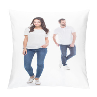 Personality  Young Man And Woman  Pillow Covers