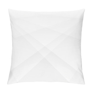 Personality  Geometry Line Abstract Arts Shading And Gradient Light Color Silver Gray Background.with Variety Angle Positions. Pillow Covers