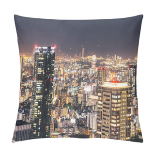 Personality  Osaka Night View In Japan Pillow Covers