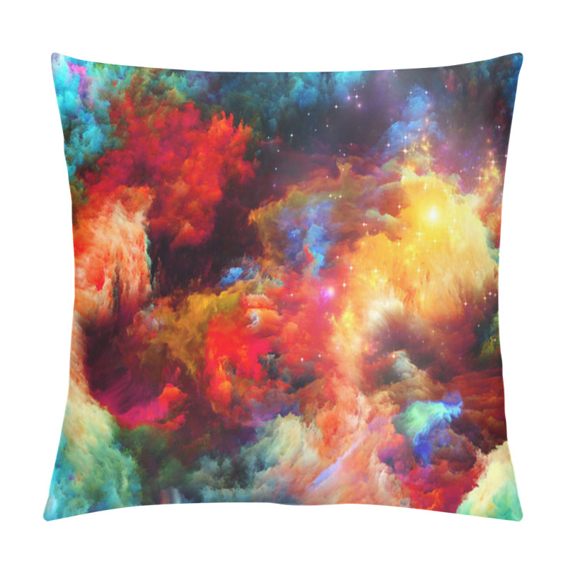 Personality  Cool Fractal Paint pillow covers