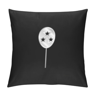 Personality  Balloon Silver Plated Metallic Icon Pillow Covers