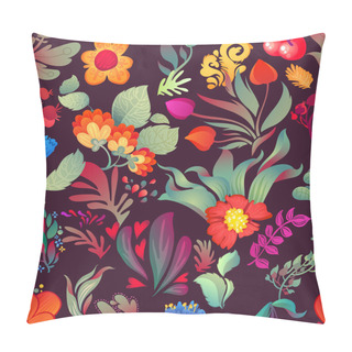 Personality  Flowers Seamless Pattern Pillow Covers