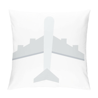 Personality  Airplane Colored Vector Icon Pillow Covers