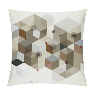 Personality  Modern Style Seamless Pattern With Horizontal Elements. Pillow Covers