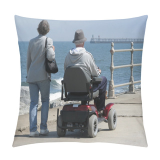 Personality  Motorized Wheelchair User Pillow Covers