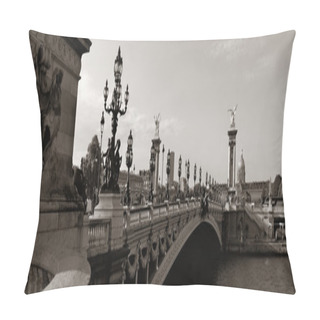 Personality  Alexandre III Bridge And River Seine Pillow Covers