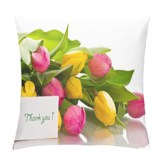 Personality  Beautiful Bouquet Of Tulips Pillow Covers