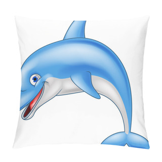 Personality  Funny Dolphin Cartoon Pillow Covers