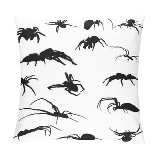 Personality  Fifteen Spider Silhouettes Pillow Covers