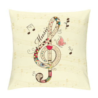 Personality  Musical Background Pillow Covers