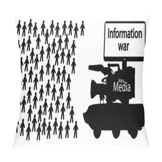 Personality  Information War, News Fake Pillow Covers