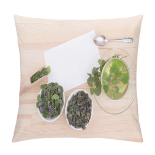 Personality  Ground Ivy Tea Pillow Covers