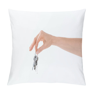 Personality  Hand Holding Keys Pillow Covers