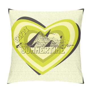 Personality  Around The World. Egypt Pillow Covers
