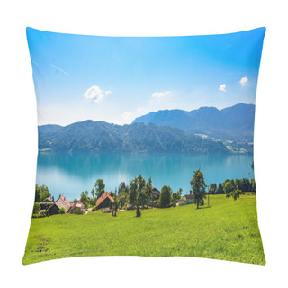 Personality  Attersee Lake Im Salzkammergut, Alps Mountains  Upper Austria Pillow Covers