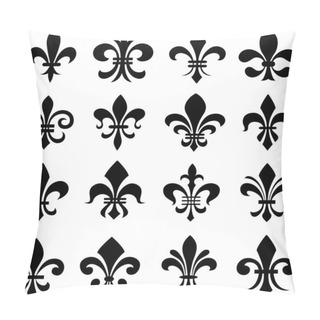 Personality  Classic Fleur De Lys Symbol Set Pillow Covers