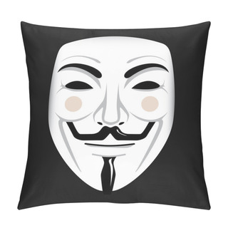 Personality  Anonymous Mask Vector Pillow Covers