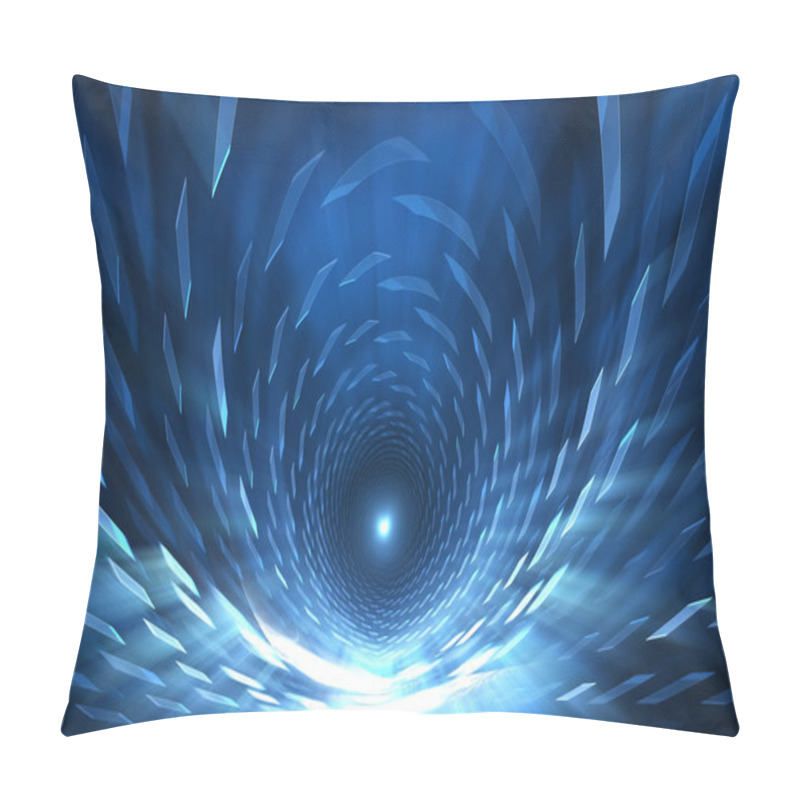 Personality  Wormhole, Funnel-shaped Tunnel That Can Connect One Universe With Another Pillow Covers