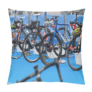 Personality  Lots Of Bicycles In The Transition Zone Pillow Covers