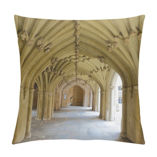 Personality  The Chapel Undercroft Lincolns Inn London Pillow Covers