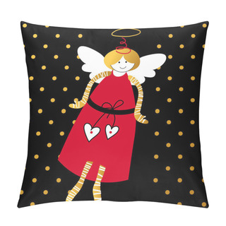 Personality  Happy Love Angel Pillow Covers