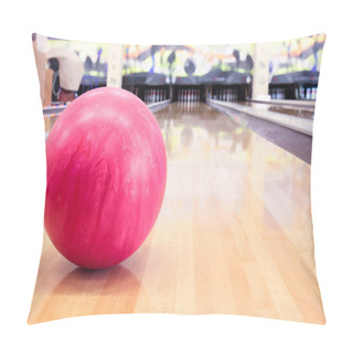 Personality  Pink Ball On Floor  Pillow Covers