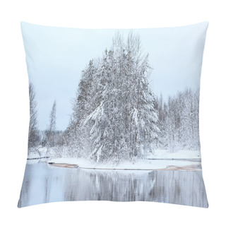 Personality  Snow-covered Trees Pillow Covers