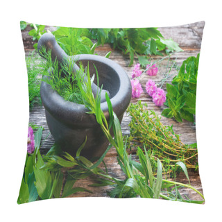 Personality  Fresh Herbs Pillow Covers