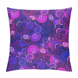 Personality  Seamless Purple Pink Pattern Pillow Covers