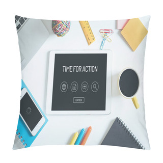 Personality  Tablet PC Screen With Icons Pillow Covers