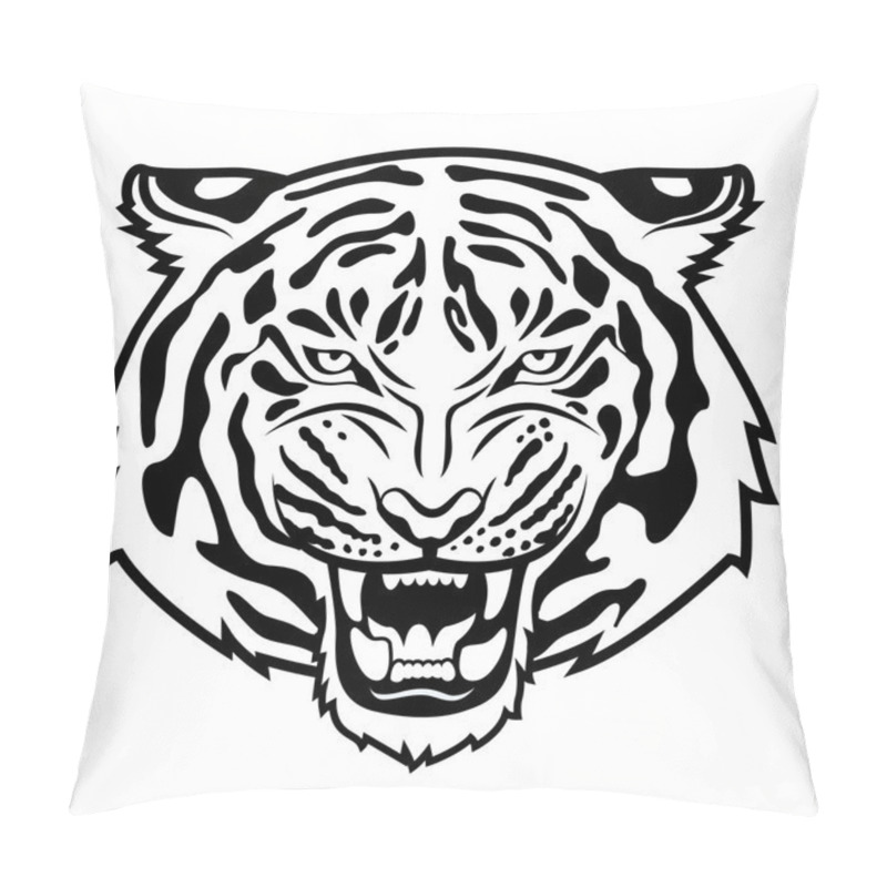 Personality  Tiger anger pillow covers
