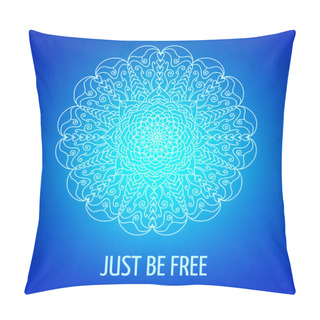 Personality  Ornament In Circle With Inspiration Pillow Covers