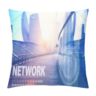 Personality  Glass Office Building  Pillow Covers