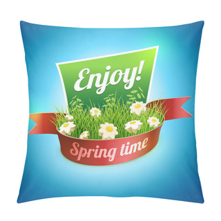 Personality  Spring Banner Pillow Covers