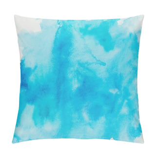 Personality  Blue Watercolor Texture Pillow Covers