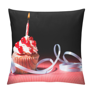 Personality  Surprise Muffin With Candle Pillow Covers