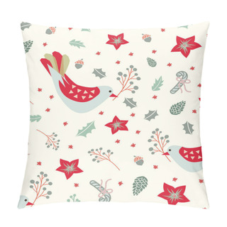 Personality  Digital Hand Drawn Of Festive Motifs For Merry Christmas Surface Pattern Pillow Covers