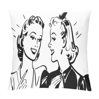 Personality  Girl Talk Pillow Covers