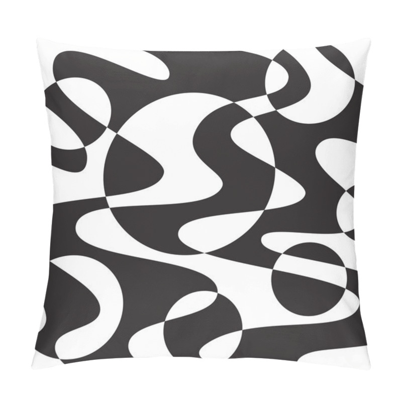 Personality  Monochrome Geometric Pattern Pillow Covers