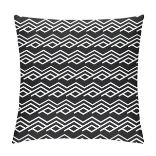 Personality  Abstract Textured Geometric Seamless Pattern. Pillow Covers